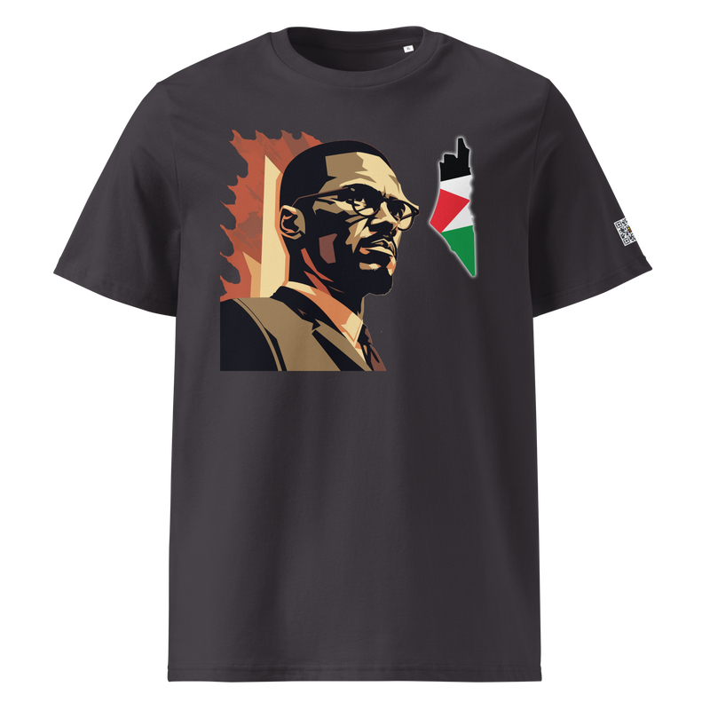 Malcolm X, On fire,  Map of Palestine