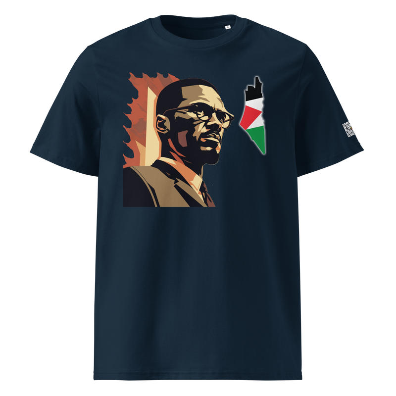 Malcolm X, On fire,  Map of Palestine