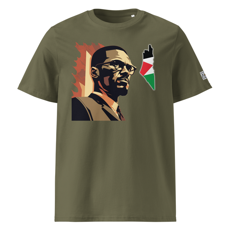 Malcolm X, On fire,  Map of Palestine